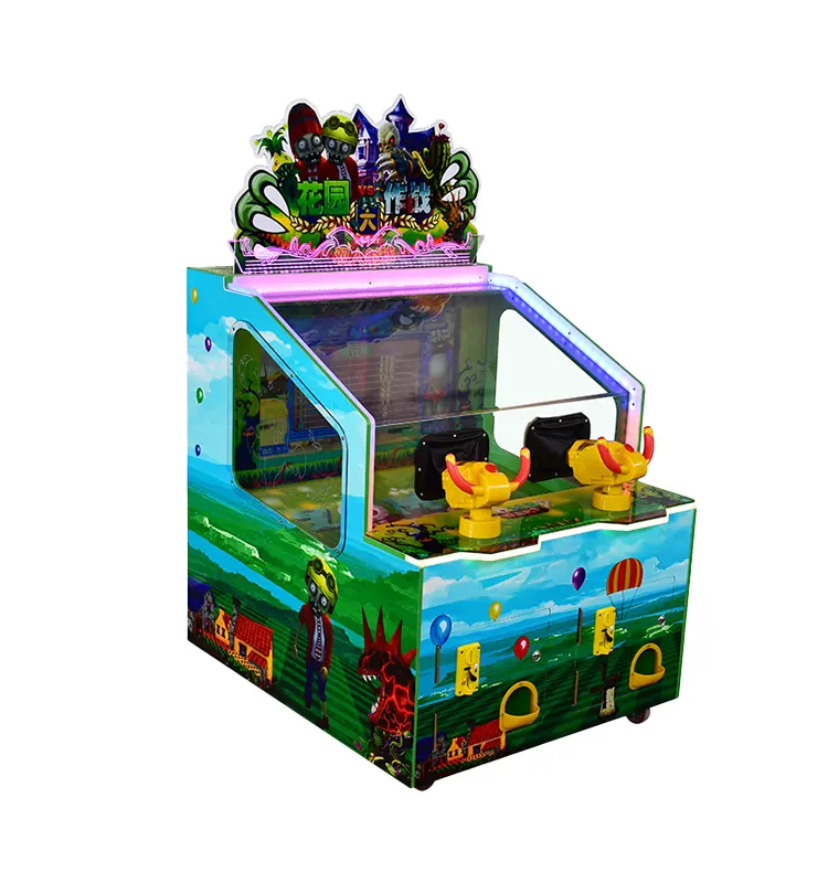 Muntautomaat Zombie Schietspel Machine/Planten Vs Zombies Arcade Machine