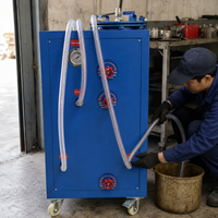 Nouvelle machine portable de purification d'huile usagée, filtre de déshydratation, transformateur, équipement de recyclage d'huile moteur et d'huile lubrifiante 220V 15L/H