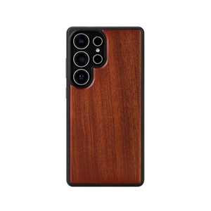 Étui de téléphone personnalisé en bambou, noyer et cerisier, coque en bois naturel gravée, antichoc, en TPU pour <span class=keywords><strong>Samsung</strong></span> S26 Ultra A55 A54 OEM ODM - Product Image 1