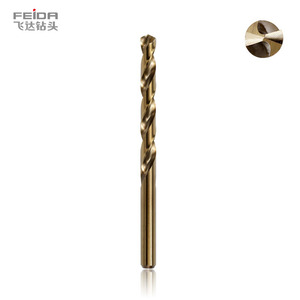 FEIDA M35 HSS 5% kobalt yüksek hızlı çelik düz şaft büküm matkap ucu Metal delme makinesi için özelleştirilmiş karbür matkap uçları - Product Image 2