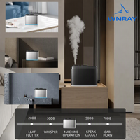 Diffuseur d'arômes pour la maison, diffuseur d'huiles essentielles pour le salon, diffuseur d'arômes pour le bureau et le spa, noir