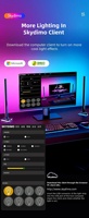 Décoration de salle de jeu Skydimo 2024, barre lumineuse LED RVB colorée pour gamer, lampe de table avec support de table pour salle de jeu