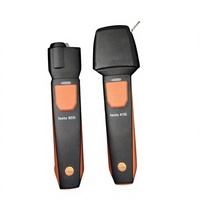 Anémomètre portatif sans fil TESTO410-i d'occasion, type ailette, avec capteur de vitesse pour la mesure de la vitesse du vent