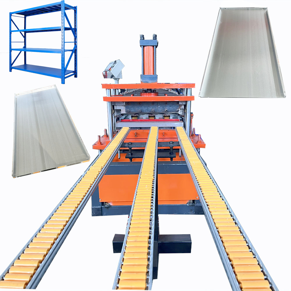 High Speed Warehouse Storage Load Pallet Sheet Metal Steel Shelves Rack Shelf Panel Roll Forming Machine