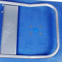 Carretilla Plegable de Plataforma 50x70cm, 200kg, Resistente, con 4 Ruedas de Goma para Logística de Fábrica y Almacén