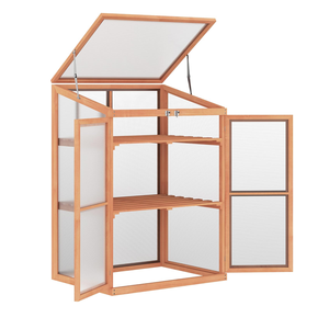 <span class=keywords><strong>Serre</strong></span> Moderne avec Bac <span class=keywords><strong>de</strong></span> Culture, Cadre Froid <span class=keywords><strong>pour</strong></span> Semis et Fleurs, Accessoire <span class=keywords><strong>de</strong></span> <span class=keywords><strong>Jardin</strong></span> Facilement Assemblable en Bois Traité sous Pression, Style Naturel - Product Image 1