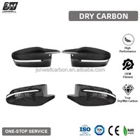 Coques de rétroviseurs latéraux en fibre de carbone sèche style M pour BMW G80 G82 G83 G87 M2 M3 M4 LHD RHD Utilisation S9
