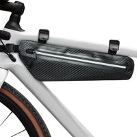 Bolsa Triangular para Cuadro de Bicicleta, 3L, Impermeable, Ligera, con Cierre de Cremallera, para Bicicleta de Montaña, Gravel y Carretera, ¡Oferta!