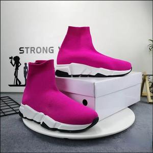 Calcetines y Zapatos de Diseño de Lujo para Hombre, Moda Casual, Tejidos y Transpirables, Zapatillas de Marca para Mujer - Product Image 5