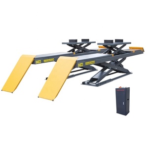 Elevador de coche de tijera de doble nivel ultrafino elevador de coche hidráulico secundario principal con <span class=keywords><strong>CE</strong></span> para alineación de ruedas - Product Image 1