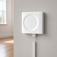 Boîtier terminal fibre optique FTTH 1 cœur SC APC, boîtier mural blanc avec pigtail rouge G657A2 pour réseau 5G
