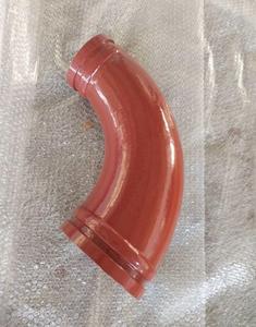 DJ Brand <strong>Concrete</strong> <strong>Pump</strong> <strong>Elbow</strong> DN125 R1000 Flange Bend Pipe ISO9001 Certified 85 Bar Wear-Resisting China Factory Made - Product Image 2