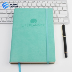 <span class=keywords><strong>Agenda</strong></span> de cuero PU para estudiantes, nueva cubierta blanda para estudiantes, estudiantes, negocios, planificador de trabajo feliz - Product Image 2