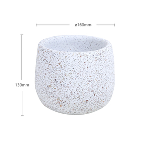Terrazo-macetas y macetas de flores pequeñas para interior, para escritorio - Product Image 4