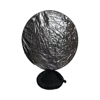 Réflecteur photographique 5-en-1 en nylon de 110 cm, diffuseur de lumière, panneau réfléchissant multi-disques pliable pour studio portable