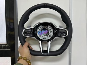 Volante Deportivo LED <span class=keywords><strong>M</strong></span> Performance para M3 E92 335i con Cuero de Fibra de Carbono y Otros Materiales - Product Image 4