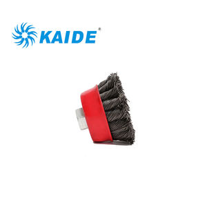 Sikat Kawat Baja Putar dengan Bulu Nilon dan Baja Tahan Karat untuk Pembersihan pada Mesin Gerinda Sudut - Product Image 4