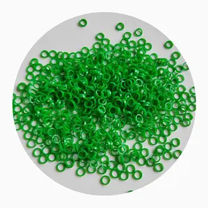 4-5mm Mini PVC Green Red Onion Ring Slices Simulation Vegetables for Dollhouse Kitchen Food Toys