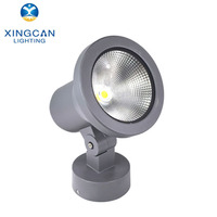 Projecteur LED circulaire COB personnalisable pour jardin botanique, zoo, décoration murale, étanche IP65, 15*2W 15W 30W