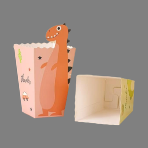 Caja de Papel Plegable Desechable Personalizada para Papas Fritas, Palomitas y Otros Snacks, Ideal para Cines y Salas de Cine - Product Image 6