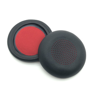 Coussinets d'oreille de remplacement pour Poly Plantronics Voyager Focus UC B825, en cuir protéiné de qualité supérieure, respirants, isolation phonique - Product Image 1