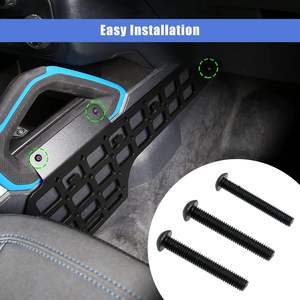 Ford Bronco <span class=keywords><strong>2</strong></span>/4-2021 Off-Road aksesuarları için LUMA 4x4 2024-Door popüler yolcu yan çelik depolama MOLLE paneli raf - Product Image 4