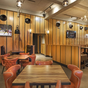 Mesa <span class=keywords><strong>y</strong></span> silla <span class=keywords><strong>de</strong></span> fábrica UPTOP para restaurante, muebles <span class=keywords><strong>de</strong></span> café, silla <span class=keywords><strong>de</strong></span> Bar <span class=keywords><strong>de</strong></span> cuero naranja con diseño <span class=keywords><strong>de</strong></span> botones - Product Image 4