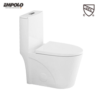 WC monobloc moderne CUPC en céramique blanche brillante de haute qualité, à double chasse, désodorisation automatique, à poser au sol pour salle de bain