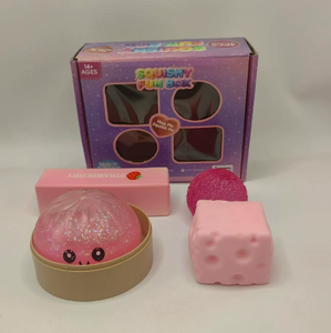 Ensemble de jouets anti-stress souples 24 pièces, formes alimentaires colorées, jouets sensoriels en TPE pour enfants de 8 à 13 ans, unisexe - Product Image 5