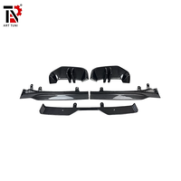 Diffuseur arrière en fibre de carbone sèche, séparateur de pare-chocs avant style MP pour BMW Série 5 G60 G68 I5, lèvre arrière, jupes latérales, kit carrosserie