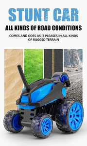 Voiture RC acrobatique à 5 roues FlytecRC Y12 360 °   Jouet télécommandé à grande vitesse avec rotation et lumière LED pour enfants - Product Image 3
