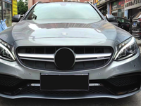 Kit carrosserie Quinn pour Mercedes-Benz Classe C W205 2015-2018, matériau PP, fixation par vis, style AMG, kit de calandre avant pour lifting, 100% compatible
