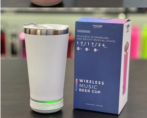 <span class=keywords><strong>Vaso</strong></span> Térmico de Acero Inoxidable de 16 oz con Altavoz Bluetooth, Doble Pared, Antiderrames, para Café y Viajes - Product Image 3