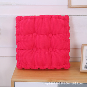 Funda de cojín cuadrada de pana suave, Cojín cuadrado grueso de algodón, almohadillas grandes, alfombrilla de <span class=keywords><strong>suelo</strong></span> para asiento, sofá y silla - Product Image 4