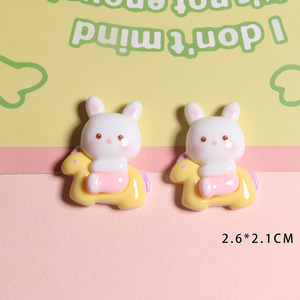 新しいかわいい漫画の動物フィギュアプラスチック樹脂ジュエリーアクセサリー DIY 手作りクリーム接着剤電話ケース靴バックルヘアクリップ - Product Image 4