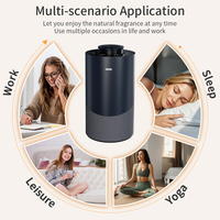 Diffuseur d'huiles essentielles mini haut de gamme avec fonction minuterie, housse en tissu, pour voiture, hôtel et maison