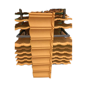 Tuiles de toit en métal revêtues de pierre, colorées, imperméables et ignifuges (acier galvanisé) pour villas, hôtels, ateliers - Design moderne personnalisé - Product Image 4