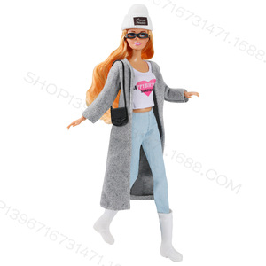 Nouvelle poupée <span class=keywords><strong>Bobby</strong></span> de 30 cm pour le commerce extérieur, mini jouet tendance, série Anchor, <span class=keywords><strong>manteau</strong></span> coupe-vent, jouet en silicone souple pour bébé, pour les filles qui jouent - Product Image 2