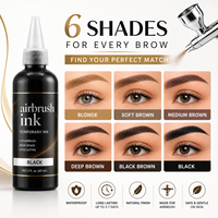 Encre de tatouage marque privée, Teinture pour sourcils et Lamination, Spray colorant pour sourcils, Teinture liquide pour sourcils, Encre aérographe pour sourcils