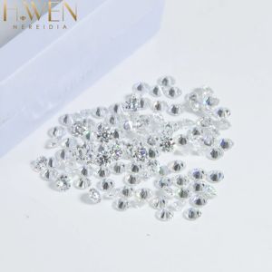 H.WEN工場直販 1mm-7.5mm ホワイト ラウンドブリリアントカット モアサナイト ダイヤモンド/宝石、小粒サイズのバルク販売 - Product Image 2