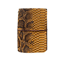 Carnet à spirales A5 en similicuir texturé crocodile de qualité supérieure, rechargeable, pour fournitures scolaires et de bureau, marque privée