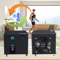 Refroidisseur d'eau ZT 1hp pour bain de glace pour athlètes, refroidisseur de bain de glace pour athlètes avec filtre 220v/110V, machine à bain de glace à circulation d'eau