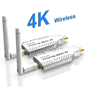 4k无线高清多媒体公显示器适配器音频视频发射器和接收器4k 30hz笔记本电脑DVD电视显示器扩展器