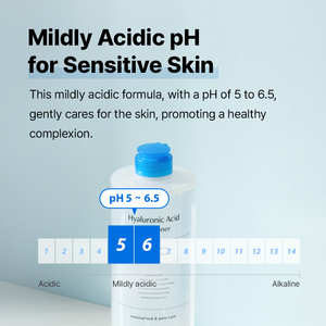 Tónico Refinador de Poros con Ácido Hialurónico AVCA 1L, Bajo PH, Hidratante, Cuidado Facial Coreano, K Beauty - Product Image 4