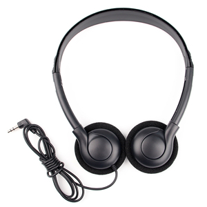 Youngrun Y0123 Flugzeug-Kopfhörer Schul-Kopfhörer Leichtgewichtige Kabelgebundene On-Ear-Kopfhörer für Flugzeugnutzung - Product Image 1