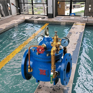 Sắt dễ uốn 200X điều chỉnh thí điểm vận hành van giảm áp thủy lực cho nước - Product Image 5