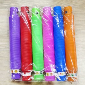 PopTube発光圧力緩和水パイプ、ストライプテレスコピック、光ストレッチ付きDIY LED玩具、圧力リリーフ - Product Image 6