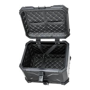 Boîte à bagages arrière pour moto 55L en PP, noire, avec serrure, universelle pour <span class=keywords><strong>BMW</strong></span> <span class=keywords><strong>R1200GS</strong></span> R1250GS <span class=keywords><strong>R1200GS</strong></span> 1200 GS LC ADV - Product Image 5