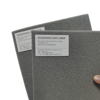 Revêtement acoustique semi-ouvert de conduit de mousse de polyoléfine de cellules