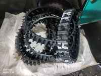 Mini-excavatrice OEM/ODM Hebei 90x69x19/21/23 avec chenilles en caoutchouc, chargeuse sur pneus